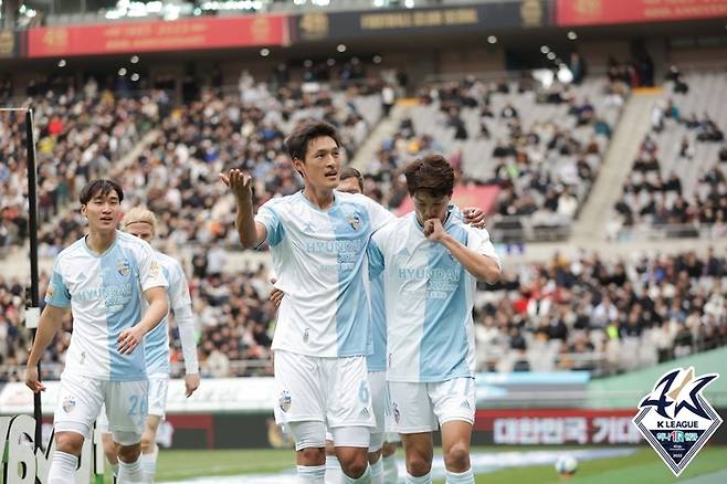 2023년 울산HD 시절 박용우의 모습. 사진 | 한국프로축구연맹