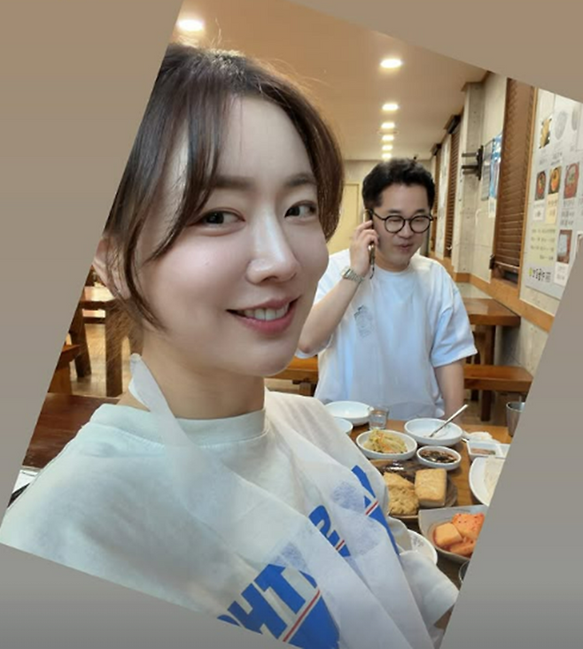 ▲ 신보람, 지상렬. 출처| 신보람 SNS