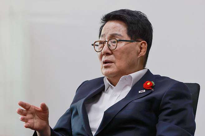 박지원 더불어민주당 의원. 연합뉴스