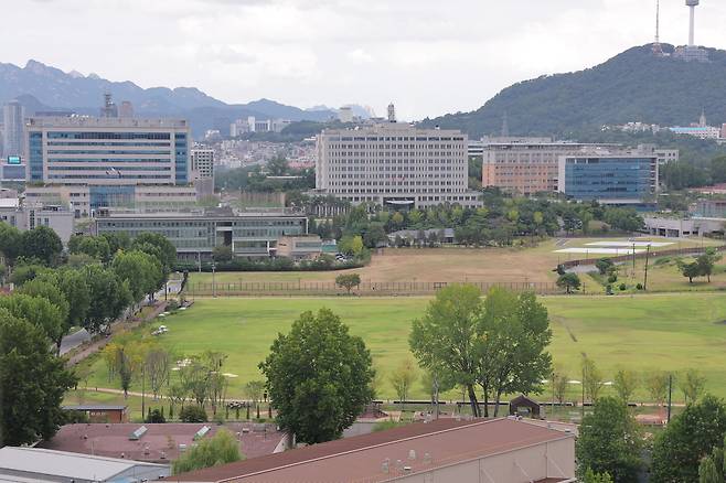 서울 용산 어린이정원 일대 모습. 연합뉴스