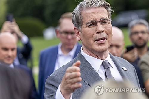 스콧 베선트 미국 재무부 장관[연합뉴스 사진 제공]