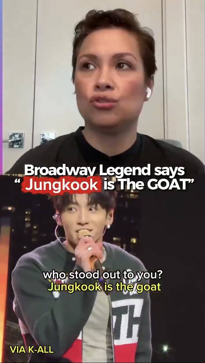 Jungkook, do BTS, "O Melhor Vocalista da Indústria", por quem até uma lenda da Broadway se apaixonou.