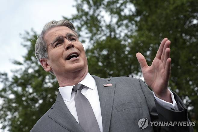 베선트 장관 [EPA=연합뉴스. 재판매 및 DB 금지]