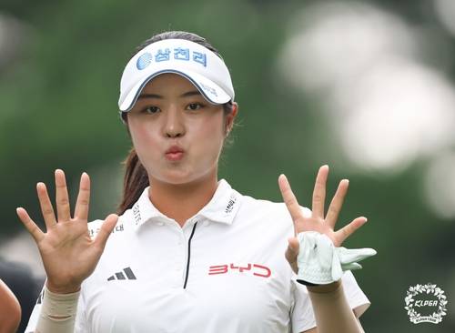 귀여운 표정의 서교림 [KLPGA 투어 제공. 재배포 및 DB 금지]