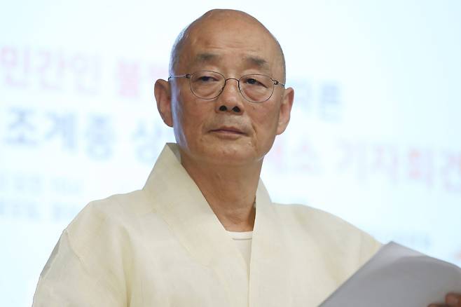 봉은사 주지를 지낸 명진스님. (사진=연합뉴스)