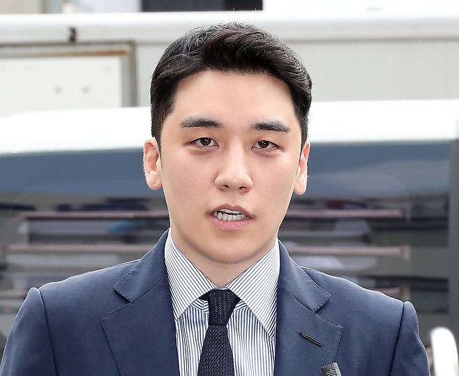 그룹 빅뱅 전 멤버 승리(36·이승현)의 2019년 당시 모습. [뉴시스]
