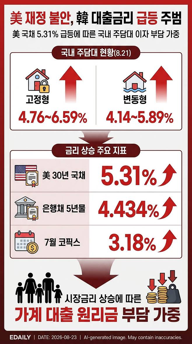 꺾이지 않는 美장기금리…주담대 금리까지 밀어올렸다