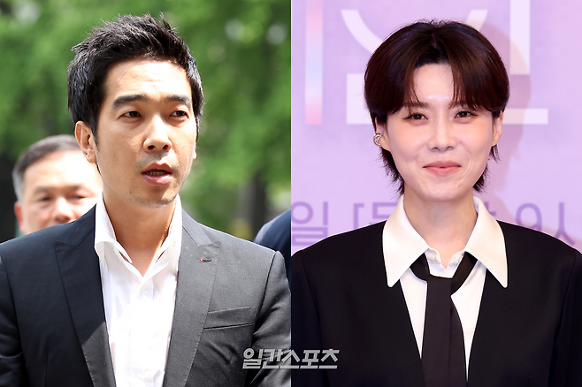 고영욱과 장도연. 사진출처=IS포토&nbsp;