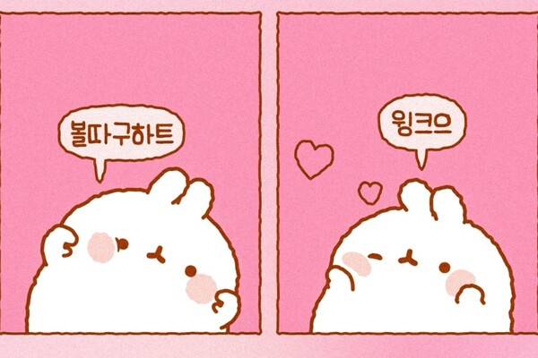 캐릭터 '몰랑이'. 공식 인스타그램 갈무리