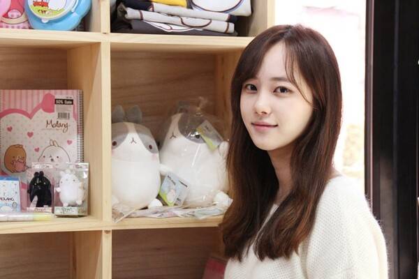 캐릭터 '몰랑이'를 만든 윤혜지 작가. 연합뉴스