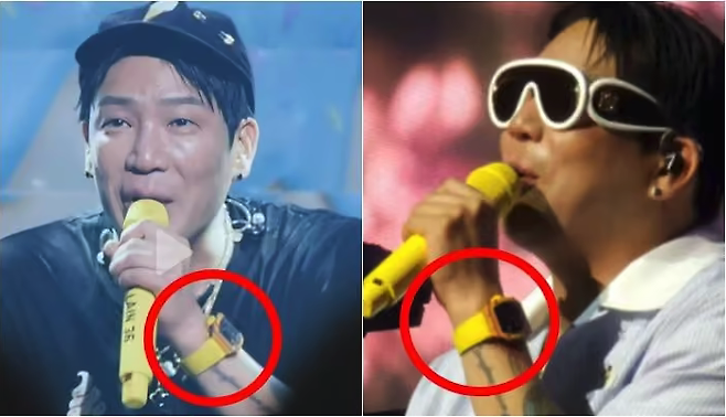 시계 애호가들 사이에서는 해당 제품이 스위스 하이엔드 시계 브랜드 리차드밀(Richard Mille)의 'RM 27-03 투르비용 라파엘 나달' 모델과 유사하다는 분석이 나오고 있다. 다만 MC몽이나 리차드밀 측이 정확한 제품명을 확인한 것은 아니어서 동일 모델인지는 확인되지 않았다. SNS