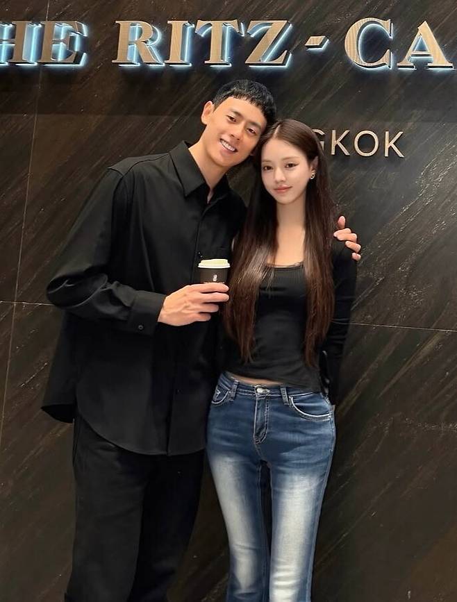 ▲ 이관희(왼쪽)와 유시은. 출처| 이관희 인스타그램