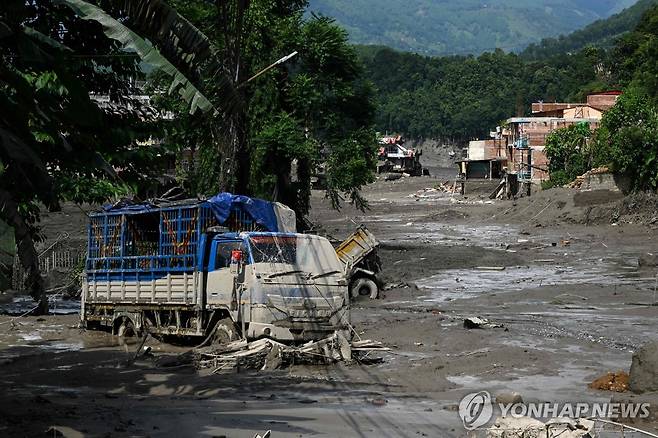 네팔 대홍수 피해 지역 [AFP=연합뉴스 자료사진]