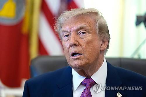 도널드 트럼프 미국 대통령 [AP=연합뉴스. 재판매 및 DB 금지]