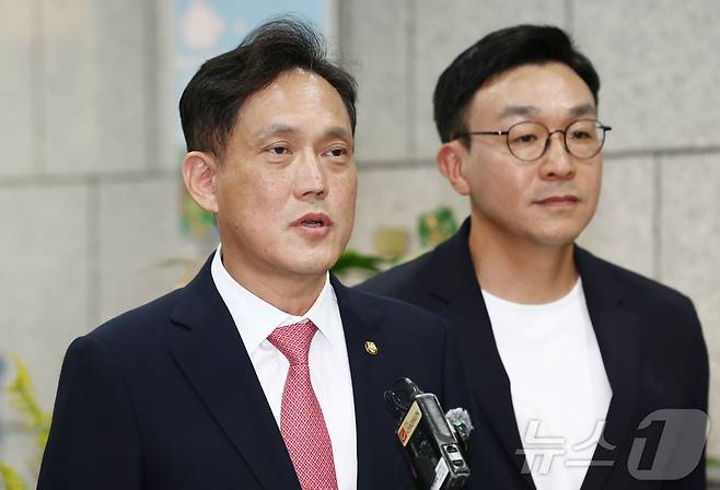 김태규 국민의힘 원내수석대변인 2026.8.13 ⓒ 뉴스1 김민지 기자