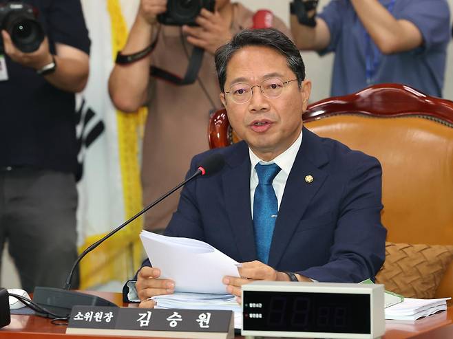 김승원 법무부 장관 후보자. 2026.7.10 ⓒ 뉴스1
