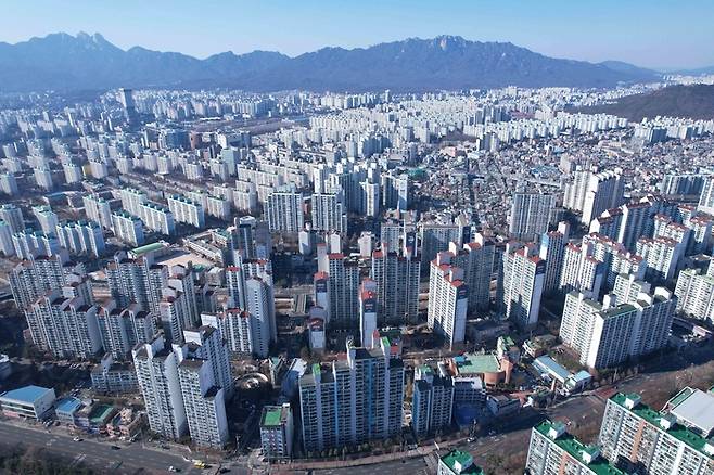 서울 노원구 일대 아파트 단지 [매경DB]