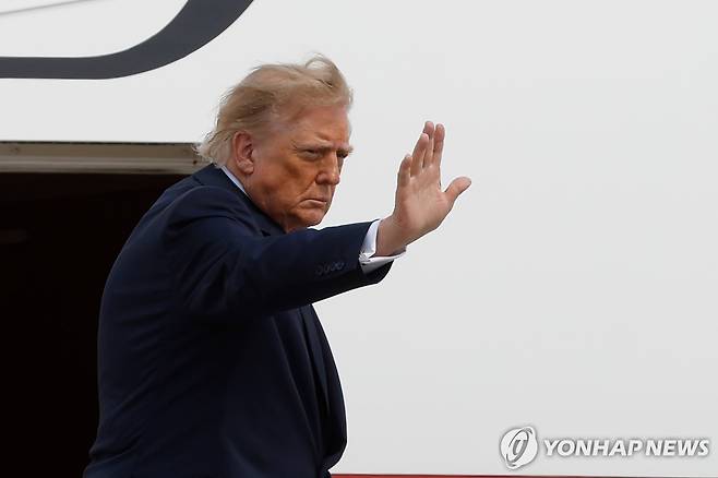 도널드 트럼프 미국 대통령 [AP=연합뉴스. 재판매 및 DB 금지]