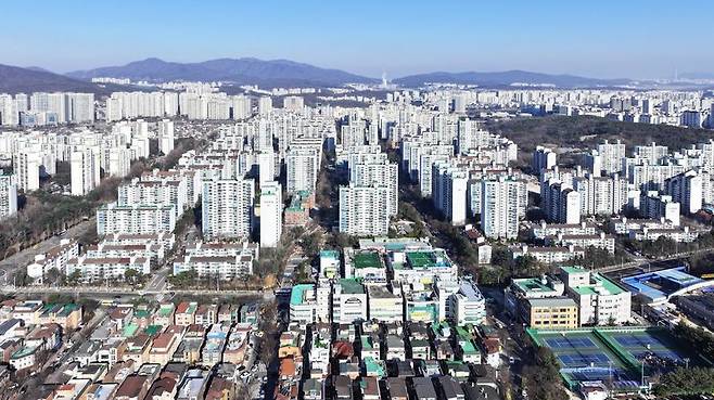 분당신도시 전경. 성남시 제공