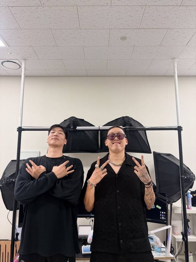 김진용은 최준용과 많은 대화를 나눴고 결국 G리그 도전에 나서게 됐다. 사진=최준용 SNS