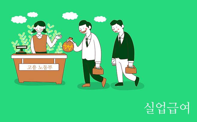 고용노동부가 실업급여 지급 기준을 대폭 개편하기로 했다. 지급기준액수는 줄이고 지급기간은 늘린다. 클립아트코리아