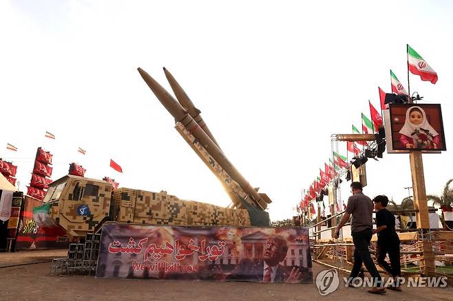 이란 졸파가르 미사일 [AFP 연합뉴스 자료사진. 재판매 및 DB 금지]