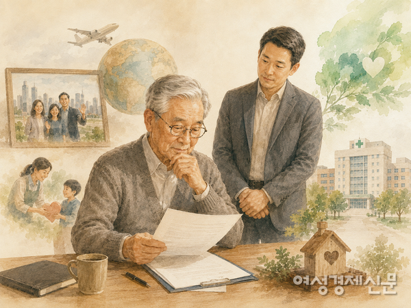 내 재산인데, 꼭 자식에게 남겨야 할까. AI 생성 이미지 /챗GPT