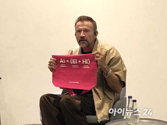 마우로 포르치니 삼성전자 DX부문 최고디자인책임자.  [사진=권서아 기자]