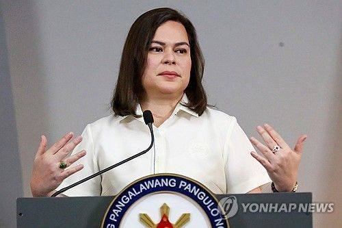 세라 두테르테 필리핀 부통령. 연합뉴스