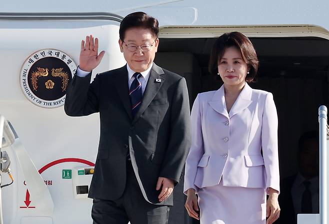 이재명 대통령, 프랑스 도착 [연합뉴스]