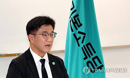 기본소득당 오준호 대표가 7일 서울 여의도 중앙당사에서 열린 최고위원회의에서 발언하고 있다. 2026.9.7 [연합뉴스 제공]