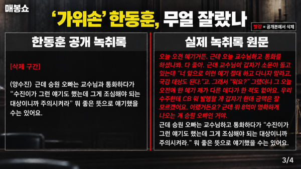 봉지욱의 오프더레코드 방송화면. 2026.9.8. 봉지욱 기자 제공