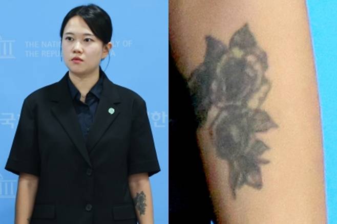 김진서(29) 기본소득당 부대변인이 7일 여의도 국회 소통관에서 기본소득당 재정 및 인사 운영 관련 의혹에 대한 반박 기자회견을 마친 뒤 기자들의 질문에 답하고 있다.  [뉴시스]