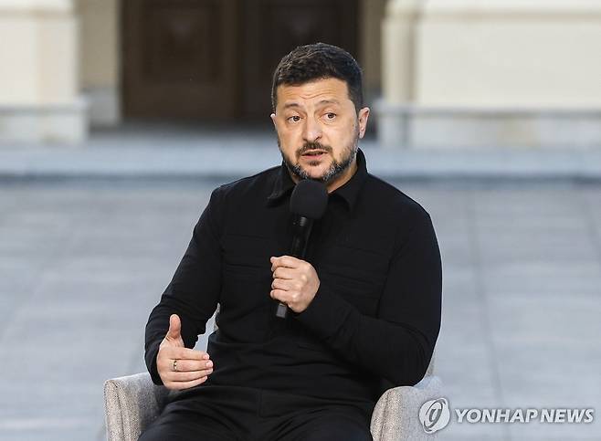 젤렌스키 대통령 [EPA=연합뉴스. 재판매 및 DB 금지]