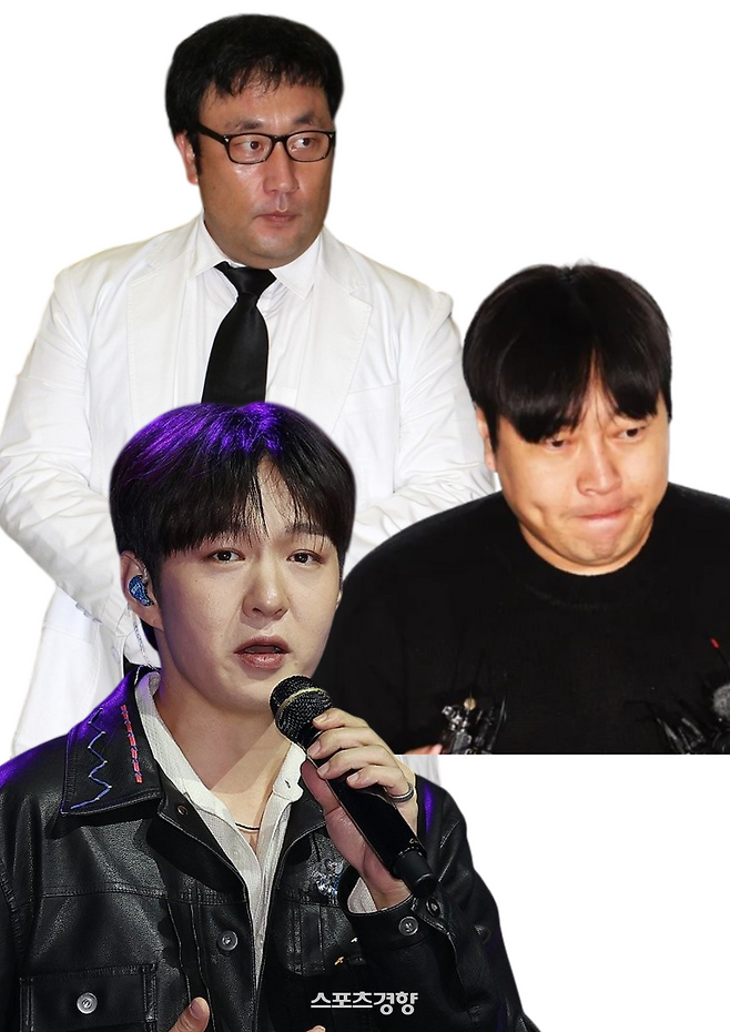 (왼쪽위부터 시계방향으로)이혁재·이진호·이창섭. 사진=연합뉴스, 연합뉴스, 연합뉴스 제공.