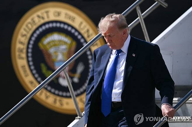 트럼프 대통령 [AFP=연합뉴스. 재판매 및 DB 금지]