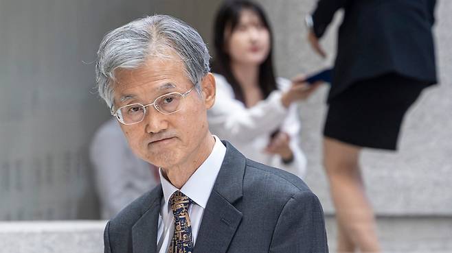 조희대 대법원장이 2026년 9월 11일 서울 서초구 대법원에서 열린 제12회 대한민국 법원의 날 기념식에서 참석하고 있다. /김지호 기자