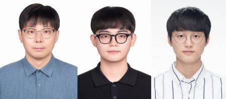 연구진 사진. (왼쪽부터) 김태환 교수, 이동규 연구원, 기영빈 연구원. UNIST 제공