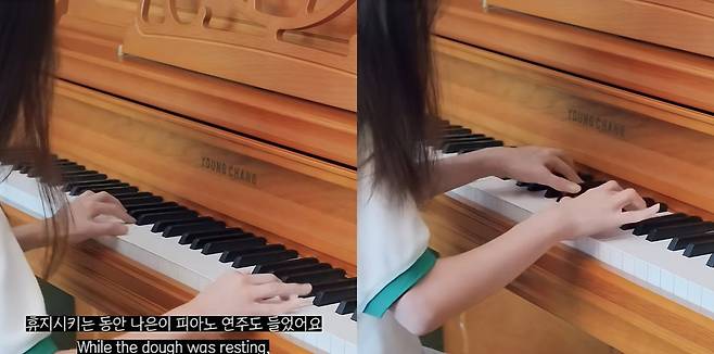 Na-eun, the daughter of former soccer player Park Joo-ho, showed off her impressive piano skills.On the 12th, a short video titled Na-eun, who sings well and plays the piano well was posted on the YouTube channel Anna and.On that day, Anna shared an update on her pregnancy with her fourth child, stating, I think I can see my belly starting to show little by little.Later, her daily baking routine was revealed, and Na-euns singing could be heard while she was kneading dough. The video also captured Na-eun playing the piano while the dough was fermenting.In the released video, Na-eun displayed high-level piano skills despite being only 11 years old. She played the keys skillfully and performed the entire piece, while Anna quietly enjoyed her daughters performance while capturing her on camera.Netizens who saw this praised Na-euns diverse talents, commenting, Na-eun plays the piano incredibly well, and Na-eun has so many talents. I remember her doing figure skating before. In fact, Na-eun revealed her attempt at figure skating on KBS 2TVs *The Return of Superman*, which aired in 2024. She demonstrated exceptional athletic talent by taking first place in a competition just about a year after starting figure skating.Meanwhile, Anna and Park Joo-ho married in 2015 and welcomed their first daughter, Na-eun, that same year. They subsequently welcomed their son, Gun-hoo, in 2017, and their youngest son, Jin-woo, in 2020. Recently, Anna announced her pregnancy with their fourth child, drawing attention to the new daily life of the family as they prepare to become a family of six.Photo = Park Joo-hos account, YouTube Anna and Me