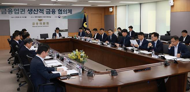 금융위는 지난 14일 오후 정부서울청사에서 권대영 금융위 부위원장 주재로 제5차 금융업권 생산적 금융협의체를 열고 금융권의 생산적 금융 추진현황과 향후 계획을 점검했다. /사진제공=금융위원회