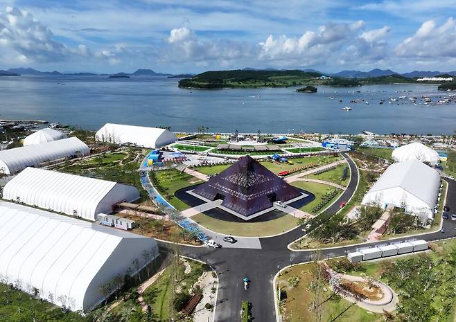 2026 여수세계섬박람회 여수 돌산읍 진모지구 주 행사장 전경 ⓒ연합뉴스