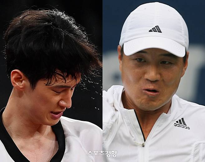 2024년 말 불거진 ‘폭행설’을 두고 이형택(오른쪽)이 “함께 넘어졌던 일이 와전됐다”고 해명했지만 당시 경찰은 폐쇄회로(CC)TV 등을 확인한 뒤 “폭행은 확인됐다”고 밝혀 엇갈린 설명이 다시 주목받고 있다. 경향신문 자료사진