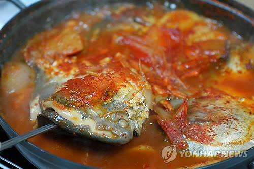 병어찜 [연합뉴스 자료 사진]