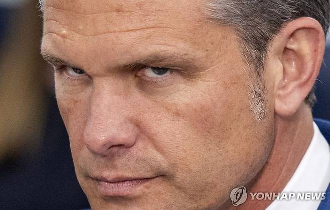 피트 헤그세스 미 국방장관.연합뉴스