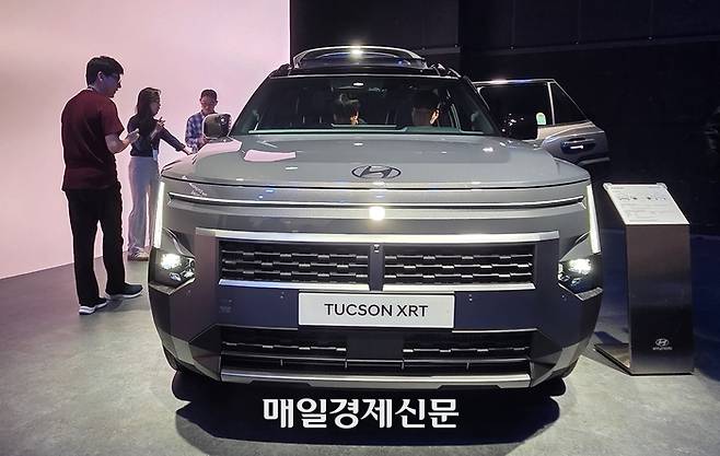 신형 투싼 전면부 [사진촬영=최기성 매경 디지털뉴스룸 기자]