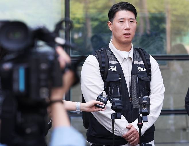 [최승호 초기업노조 삼성전자지부 위원장(사진=연합뉴스)]