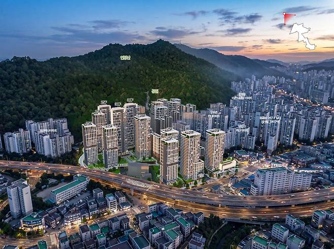 서울 서대문구 개미마을·문화마을·홍제4구역 재개발 경관 계획. [사진 서울시]