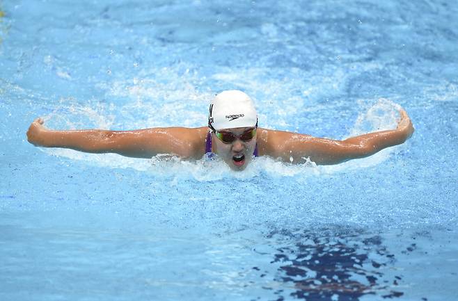 (260920) -- NAGOYA, Sept. 20, 2026 (Xinhua) -- Yu Zidi of China competes during the women's 200m butterfly final at the 20th Asian Games Aichi-Nagoya 2026 in Tokyo, Japan, Sept. 20, 2026. (Xinhua/Wang Shen)

<저작권자(c) 연합뉴스, 무단 전재-재배포, AI 학습 및 활용 금지>