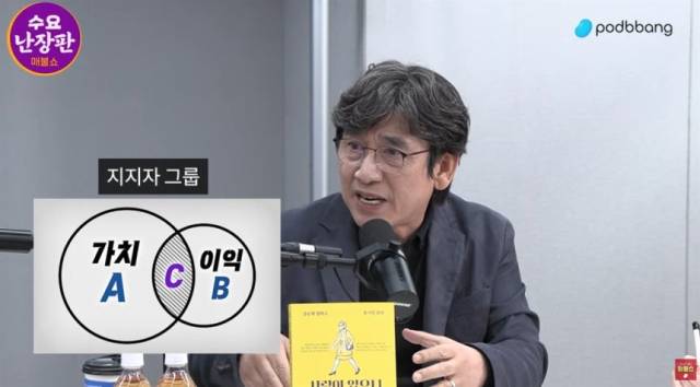 ▲지난 25일 유튜브 방송 <매불쇼>에 출연한 유시민 작가 ⓒ 매불쇼 방송 화면 갈무리