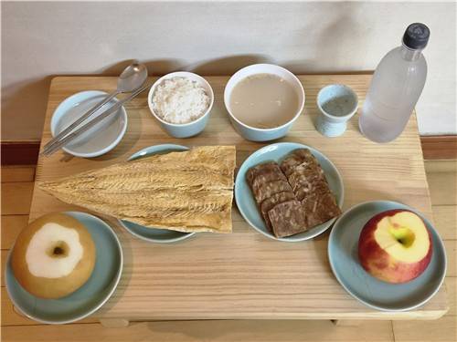 간소화한 차례상 [독자 제공]